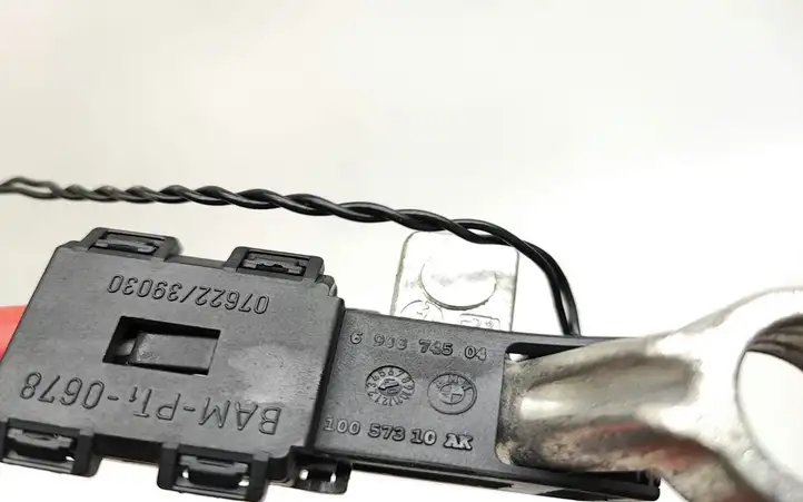 BMW 7 E65 E66 (2001 - 2008) 6908745 Плюсовой провод аккумулятора — фото 3