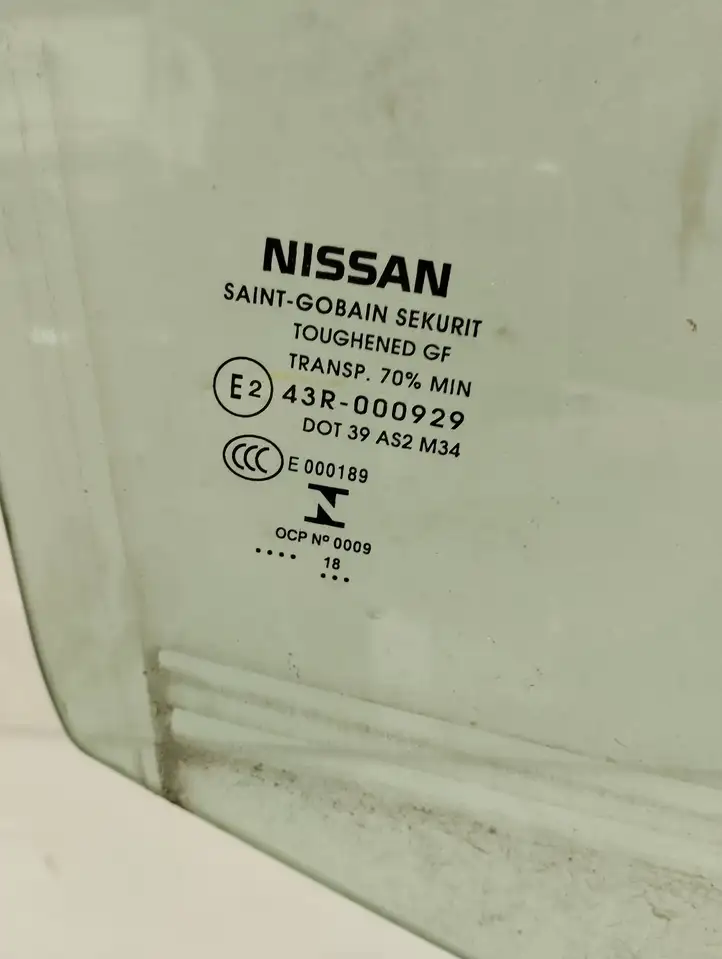 Nissan Qashqai (2017 - 2020) Стекло передней двери — фото 5