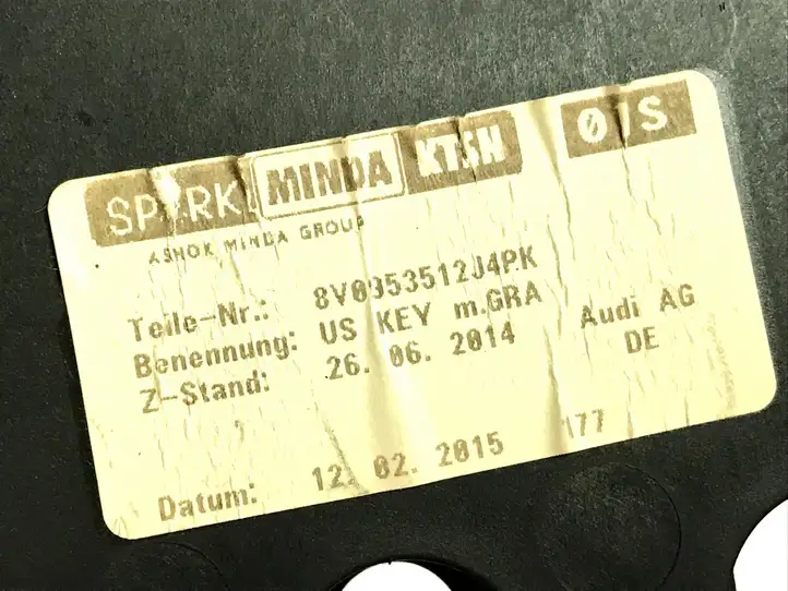 Audi A3/S3 8V (2012 - 2016) 8V0953512J Обшивка рулевой колонки — фото 4