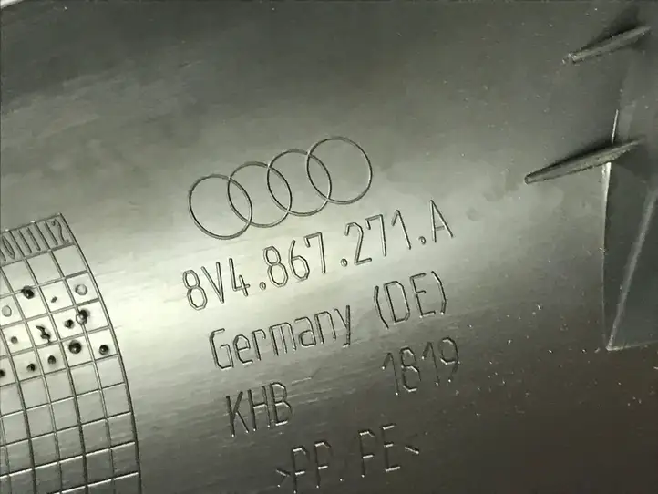 Audi A3/S3 8V (2012 - 2016) 8V4867271A Внутренняя отделка переднего порога — фото 3