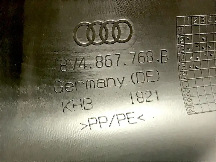 Audi A3/S3 8V (2012 - 2016) 8V4867768B Внутренняя отделка заднего порога — фото 3