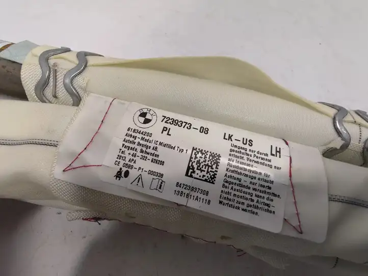 BMW 3 F30 F35 F31 (2012 - 2018) 7239373 Боковая подушка безопасности шторка — фото 3