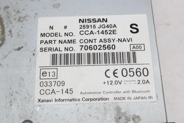 Nissan X-Trail T31 (2007 - 2014) 25915JG40A Bluetooth модуль — фото 5