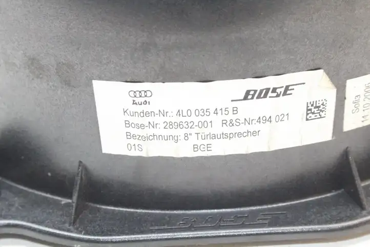 Audi Q7 4L (2005 - 2009) 4LO035415B Динамики передних дверей — фото 5