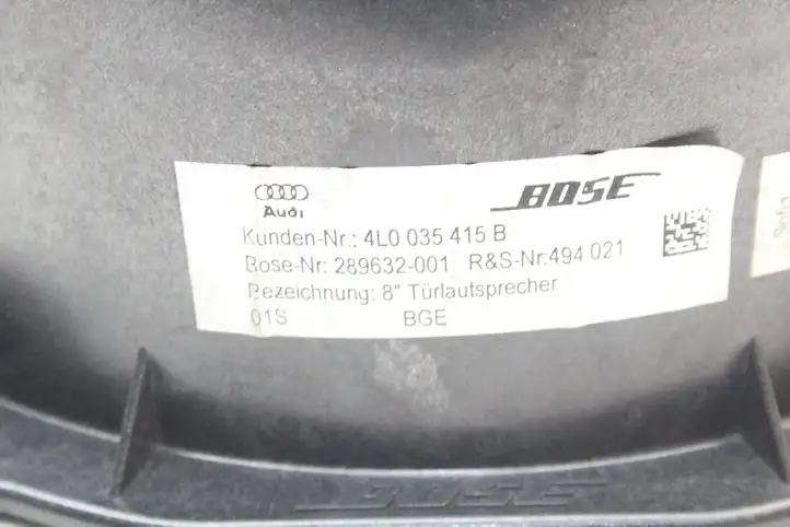 Audi Q7 4L (2005 - 2009) 4LO035415B Динамики передних дверей — фото 4