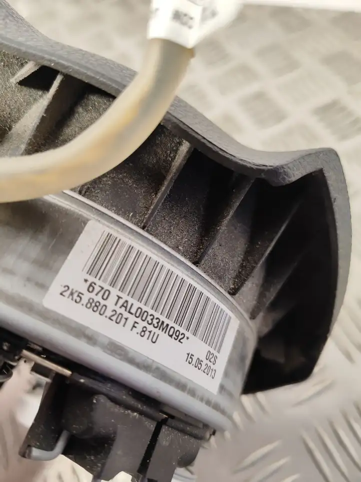Volkswagen Caddy (2010 - 2015) 2K5880201F Подушка безопасности руля — фото 6