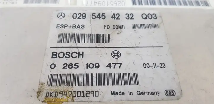 Mercedes-Benz A W168 (1997 - 2004) 0295454232 Прочие блоки управления — фото 3