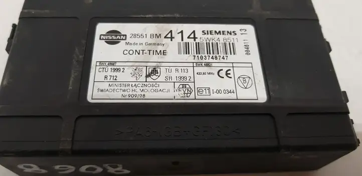Nissan Almera N16 (2000 - 2010) 5WK48511 Прочие блоки управления — фото 4