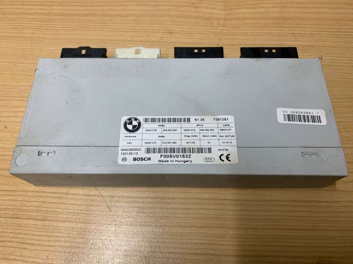 BMW 3 GT F34 (2013 - 2017)  7381251 Блок управления крышки багажника