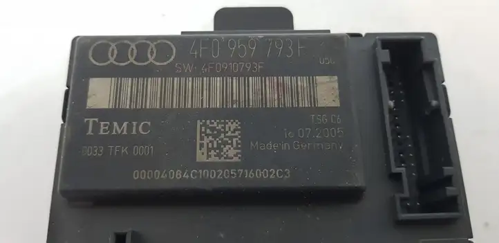 Audi A6 S6 C6 4F (2004 - 2008) 4F0959793F Модуль комфорта — фото 2