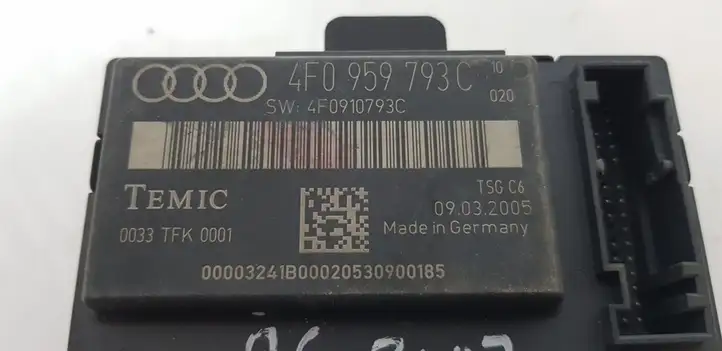 Audi A6 S6 C6 4F (2004 - 2008) 4F0959793C Модуль комфорта — фото 2
