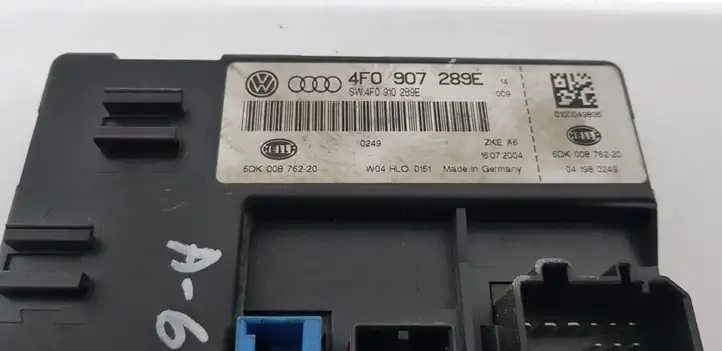 Audi A6 S6 C6 4F (2004 - 2008) 4F0907289E Модуль комфорта — фото 2