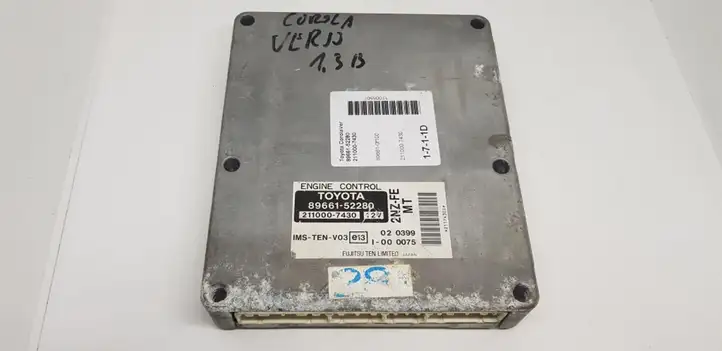 Toyota Corolla Verso AR10 (2004 - 2009) 8966152280 Блок управления двигателем (ЭБУ) — фото 3