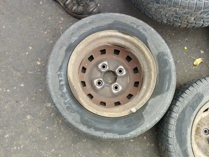 Hyundai Atos Prime (1999 - 2016) Стальной штампованный диск R13 — фото 9