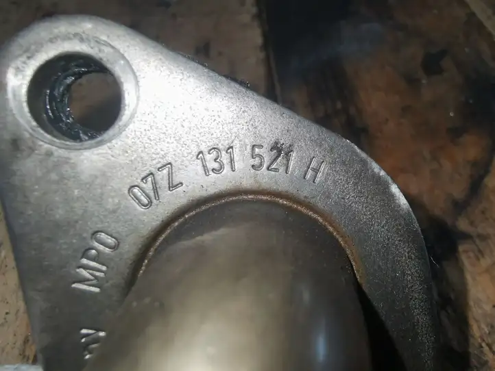 Volkswagen Touareg I (2002 - 2010) 07Z131521H Трубка EGR — фото 3