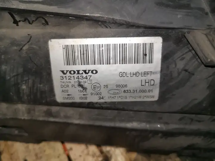Volvo V70 (2007 - 2013) 31214347 Передняя фара — фото 2