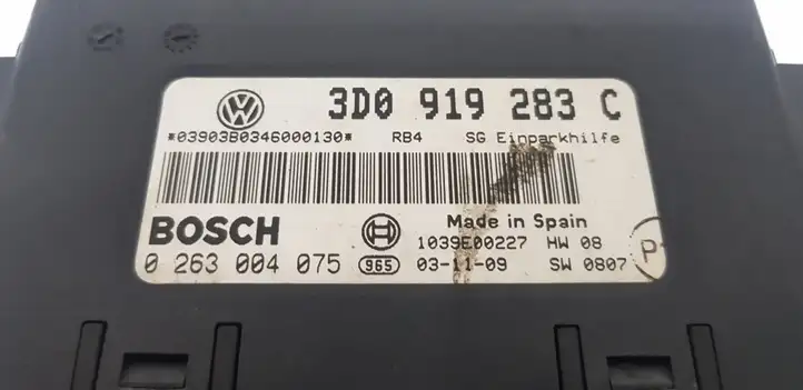 Volkswagen PASSAT CC (2008 - 2012) 3D0919283C Модуль комфорта — фото 2