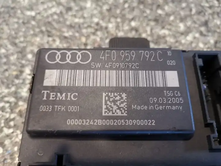 Audi A6 S6 C6 4F (2004 - 2008) 4F0959792C Блок управления дверью — фото 3