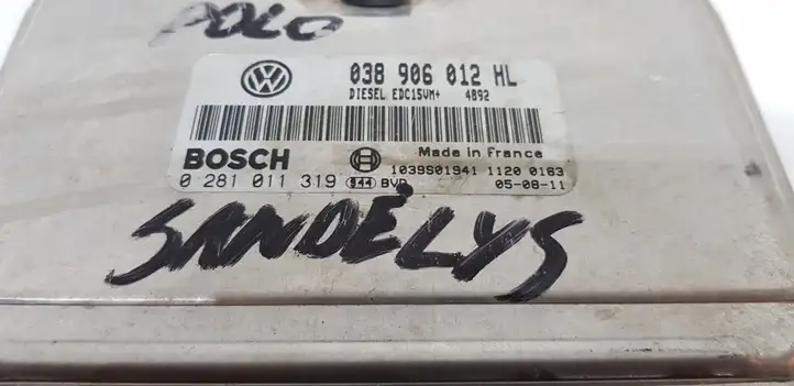 Volkswagen Polo (2001 - 2005) 038906012HL Блок управления двигателем (ЭБУ) — фото 3