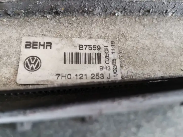 Volkswagen Multivan T5 (2003 - 2015) 7H0121253J Радиатор охлаждающей жидкости двигателя — фото 2