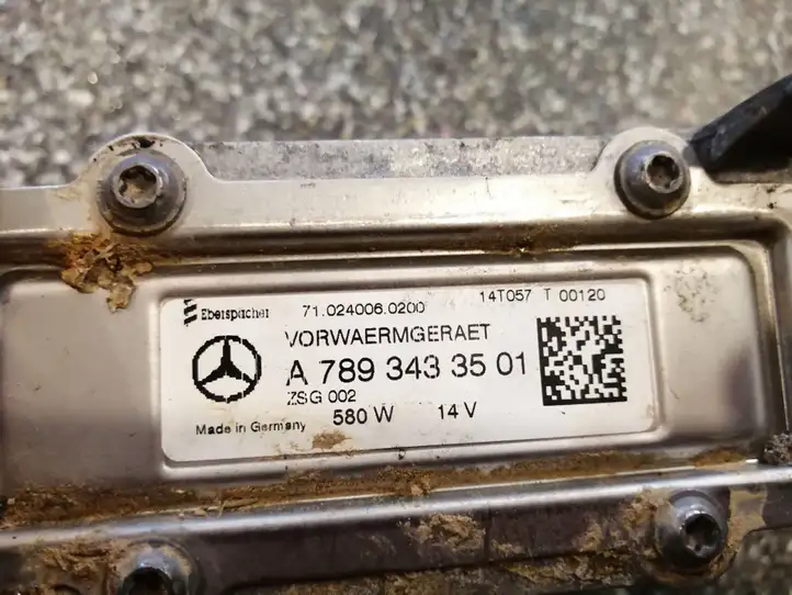Smart ForTwo II (2007 - 2015) A7893433501 Подогреватель охлаждающей жидкости — фото 4