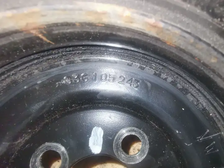 Audi A3/S3 8P (2004 - 2008) 03G105243 Шкив коленчатого вала — фото 3