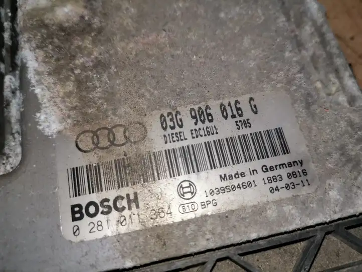 Audi A3/S3 8P (2004 - 2008) 03G906016G Блок управления двигателем (ЭБУ) — фото 3