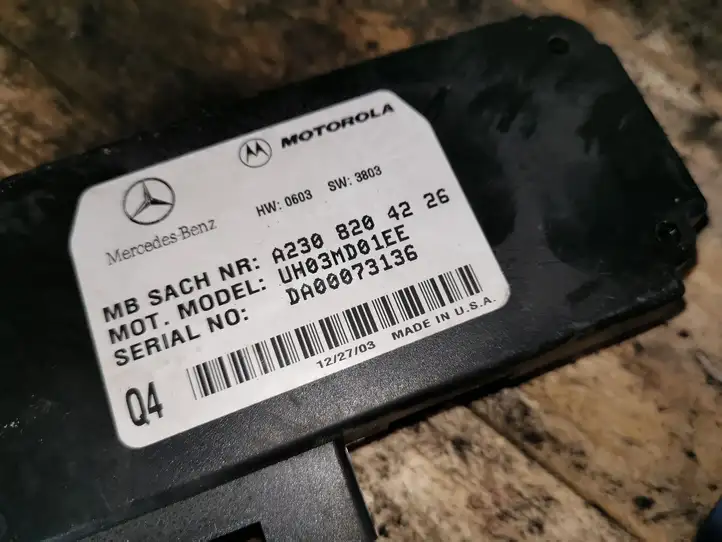 Mercedes-Benz CLK A209,C209 (2002 - 2009) A2308204226 Блок GSM — фото 2