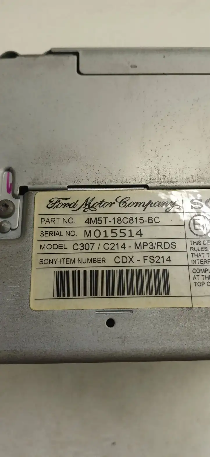 Ford Focus (2005 - 2008) 4M5T18C815BC Магнитола / мультимедийная система — фото 3