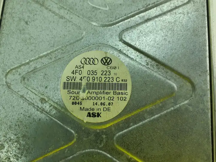 Audi A6 S6 C6 4F (2008 - 2011) 4F0035223 Проводка аудиосистемы — фото 2