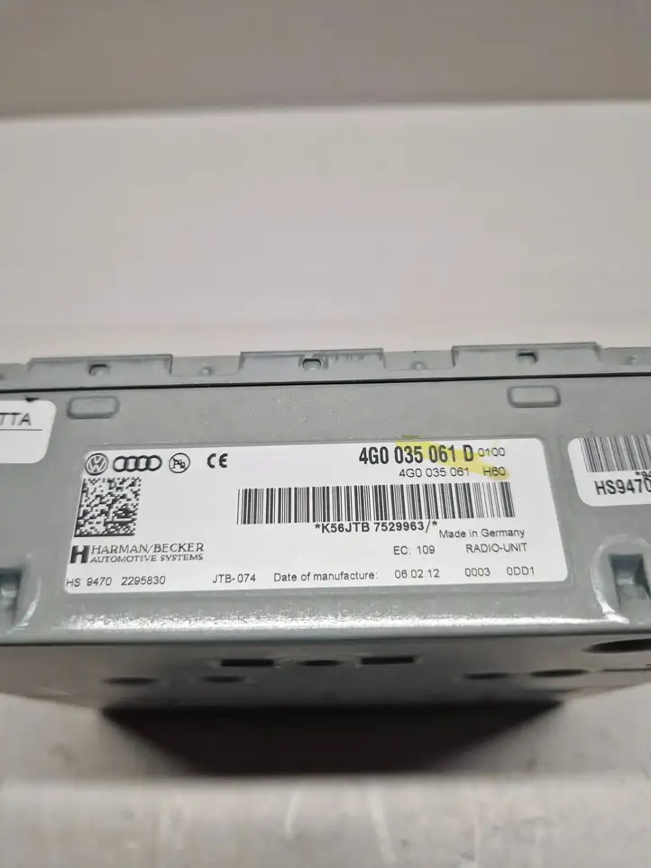 Audi A4 S4 B8 8K (2011 - 2015) 4G0035061D Магнитола / мультимедийная система — фото 7