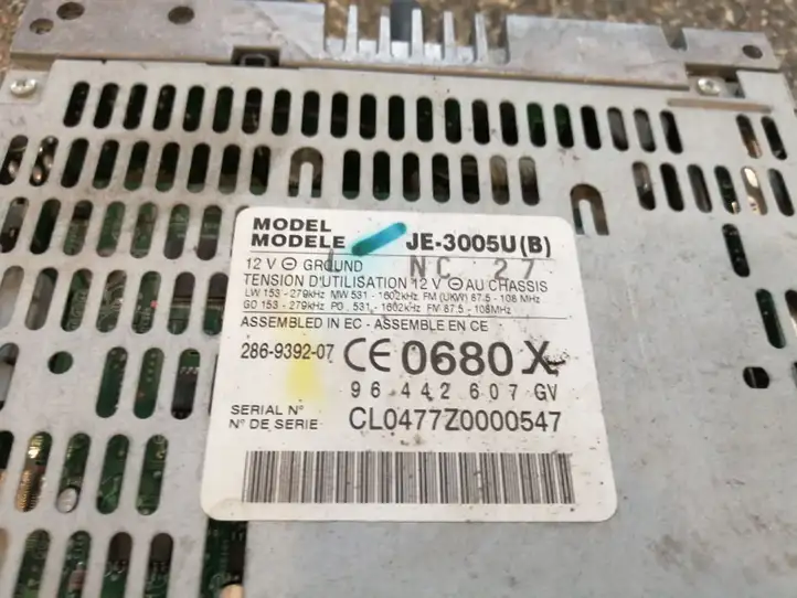 Peugeot 607 (2000 - 2004) 96442607GV Магнитола / мультимедийная система — фото 7