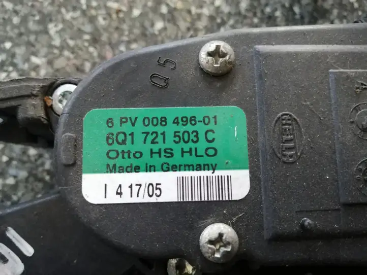 Volkswagen Polo (2005 - 2009) 6Q1721503C Педаль акселератора — фото 2
