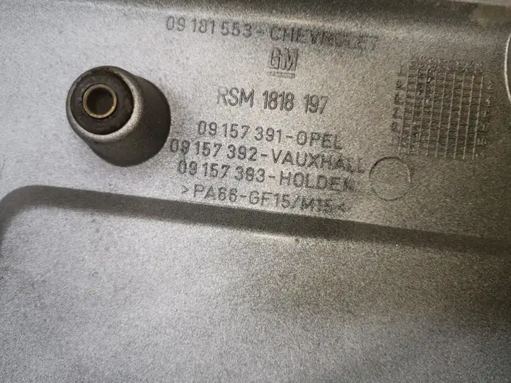 Opel Zafira A (1999 - 2003) 09157391 Крышка двигателя декоративная — фото 3