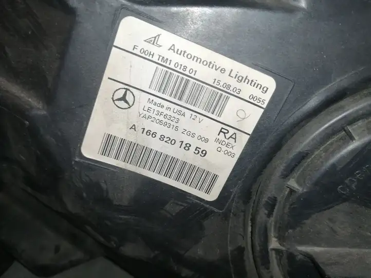 Mercedes-Benz ML W166 (2012 - 2017) A1668201859 Передняя фара — фото 5
