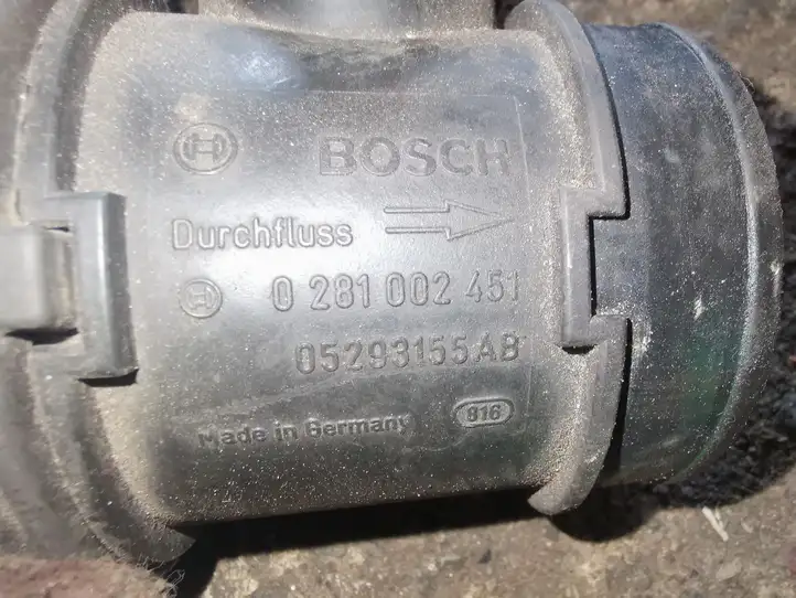 Chrysler Voyager (2001 - 2004) 0281002451 Датчик массового расхода воздуха — фото 3