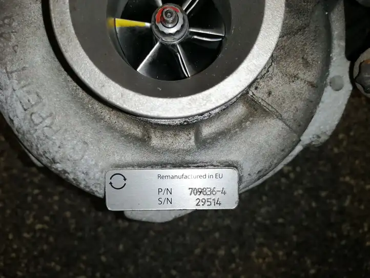 Mercedes-Benz Sprinter W901 W902 W903 W904 (1995 - 2007) 7098364 Турбина — фото 2