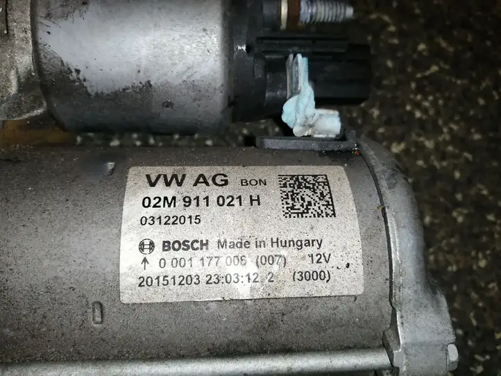 Skoda Citigo (2011 - 2017) 02M911021H Стартер — фото 4