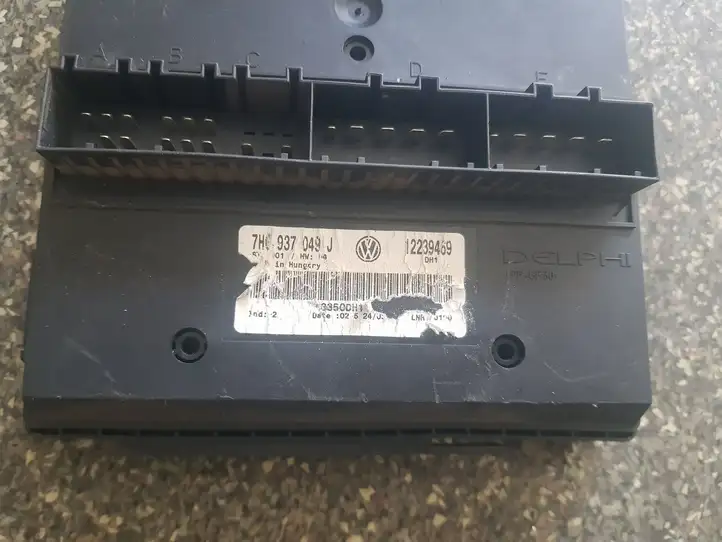 Volkswagen Multivan T5 (2003 - 2015) 7H0937049J Модуль комфорта — фото 2