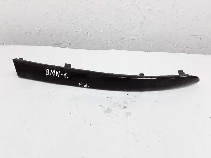 51117124500 BMW 1 E82 E88 Apdailinė priekinio bamperio juosta