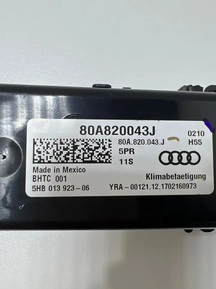 Audi Q5 SQ5 (2017 - ) 80A820043J Блок управления климат-контролем — фото 6