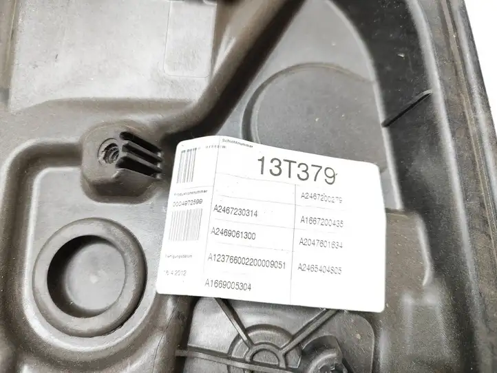 Mercedes-Benz B-class W246 (2011 - 2014) A2469061300 Стеклоподъемник передней двери (без мотора) — фото 3