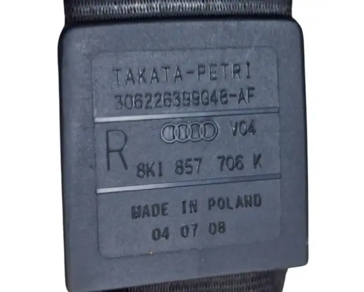 Audi A4 S4 B8 8K (2007 - 2011) 8K1857706K Передний ремень безопасности — фото 6