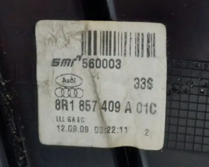 Audi Q5 SQ5 (2008 - 2012) 8R1857409A Боковое зеркало с электроприводом — фото 2