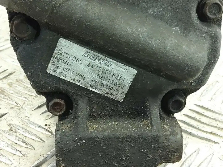Toyota Corolla E120 E130 (2000 - 2004) 4472206361 Компрессор (насос) кондиционера воздуха — фото 8