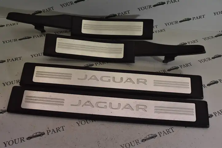 Jaguar XF (2007 - 2015) 8X23-F13744-AG Внутренняя обшивка порога (комплект) — фото 8