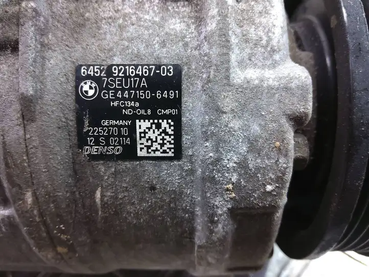 BMW X3 F25 (2010 - 2017) 9216467 Компрессор (насос) кондиционера воздуха — фото 5