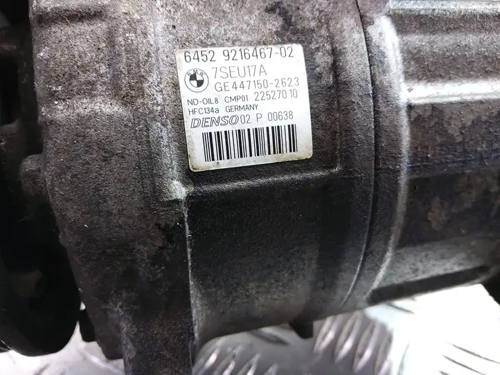 BMW X3 F25 (2010 - 2017) 9216467 Компрессор (насос) кондиционера воздуха — фото 6