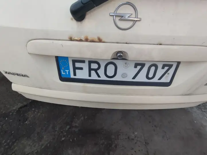 Opel Zafira B (2003 - 2006) 108 Крышка багажника — фото 2