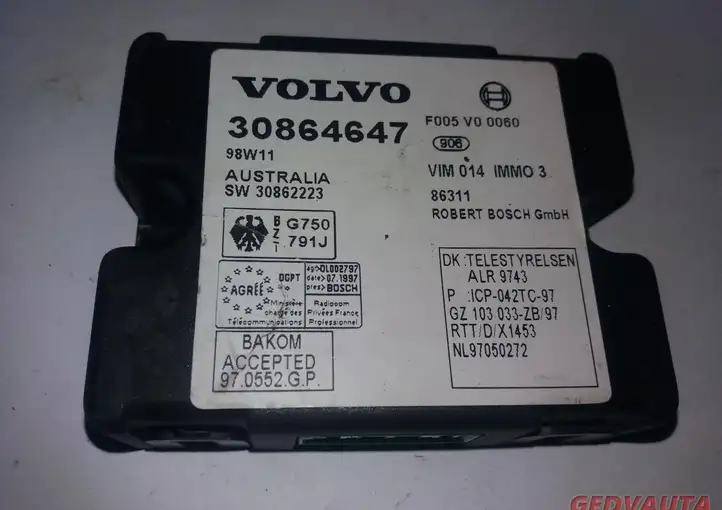 Volvo S40, V40 (2000 - 2004) Блок иммобилайзера — фото 1